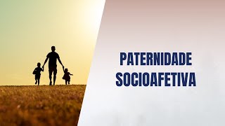 Paternidade socioafetiva [upl. by Ecirpac]