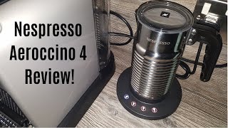 Nespresso Aeroccino 4 Milk Frother Review  Worth upgrading from the Aeroccino 3 [upl. by Yadsnil]