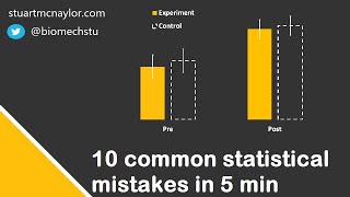 Ten Statistical Mistakes in 5 Min [upl. by Asseralc]