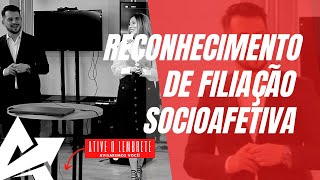 DIREITO DE FAMÍLIA Reconhecimento de filiação socioafetiva [upl. by Esnohpla]