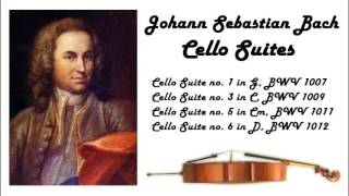 Johann Sebastian Bach  Cello suites in 432 Hz great for reading or studying [upl. by Stratton885]