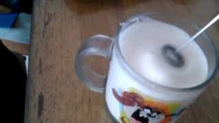 Aerolatte Review Frothing Cold Milk In Under 1 Minute [upl. by Lanrev596]