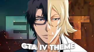 Aizen x Urahara  GTA IV Theme Edit [upl. by Adehsar]